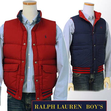 【全商品10%OFFクーポン】POLO by Ralph Lauren Boy'sリバーシブル ダウンベスト【2016-Fall/NewColor】ラルフローレン ダウンベスト