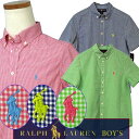 POLO by Ralph Laurenラルフローレン Boy 039 s半袖ギンガムチェックシャツ【2017-Summer/NewColor】 ギフト プレゼントポロ ラルフローレン ボーイズ