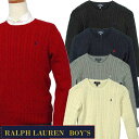 POLO by Ralph Lauren Boy's定番コットン　ケーブルセーターラルフローレン セーター#323509758 323183598 #323560721 #323520626 #etc その1