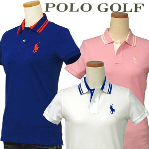 POLO GOLF by Ralph Lauren レディースミドルポニー半袖鹿の子ポロシャツラルフローレンポロシャツギフト プレゼント