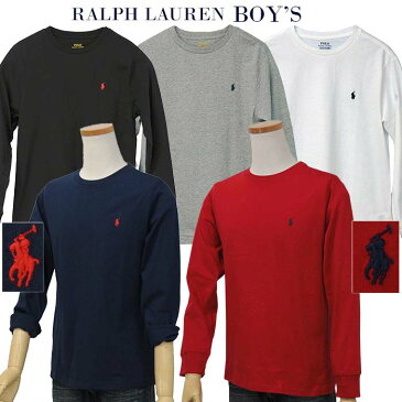POLO by Ralph Lauren Boy'sベーシック 長袖ポイントTシャツ【2020-Spring/NewColor】【ラルフローレン T シャツ】送料無料