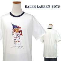 USフラッグベアーTシャツ