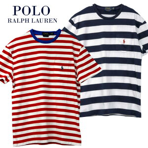 Polo by Ralph Laurenラルフローレン Men’sマリンボーダー半袖Tシャツ ポケット付【送料無料】POLOラルフローレン Men's