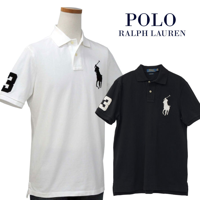 POLO Ralph Lauren Men'sビッグポニー半袖鹿の子ポロシャツクラシックフィットXL,大きいサイズ