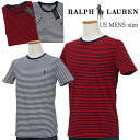 Polo by Ralph Laurenラルフローレン Men'sマルチボーダー半袖Tシャツ【カスタム　スリムフィット】POLOラルフローレン Men's送料無料