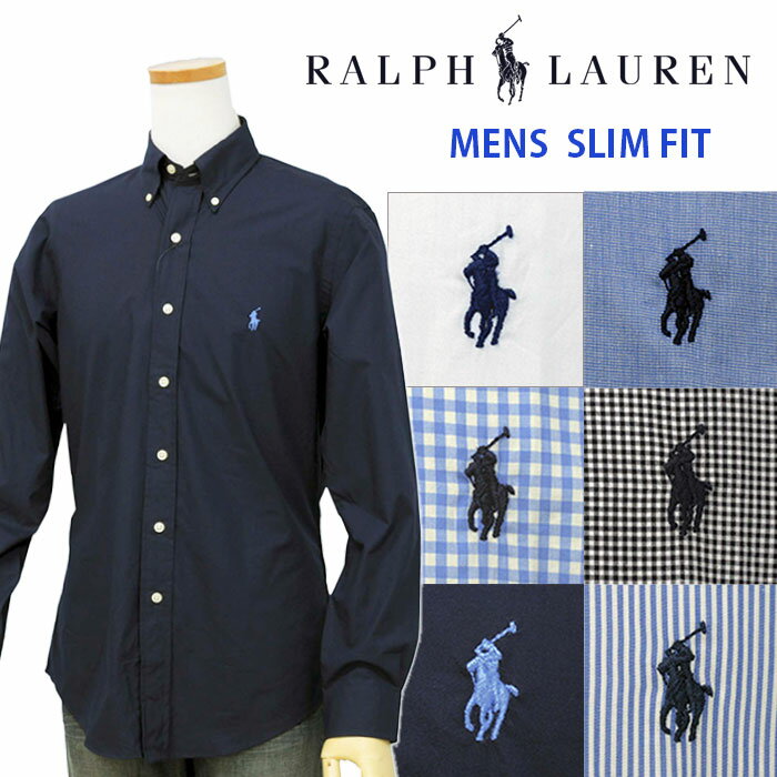 POLO by Ralph Lauren Men 039 s定番ストレッチポプリン長袖シャツSLIM FITXL,大きいサイズ【ラルフローレン】【送料無料】ギフト プレゼント 710832480