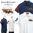 ラルフローレン Polo by Ralph Laurenラルフローレン Men'sトリプルポニー 鹿の子 ポロシャツ カスタム スリム送料無料,父の日ギフト プレゼントビッグポニーポロシャツ