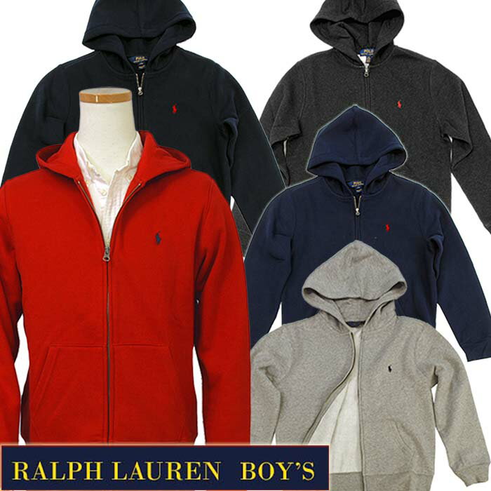 POLO by Ralph Lauren Boy's定番ベーシック フルジップパーカーラルフローレン ...