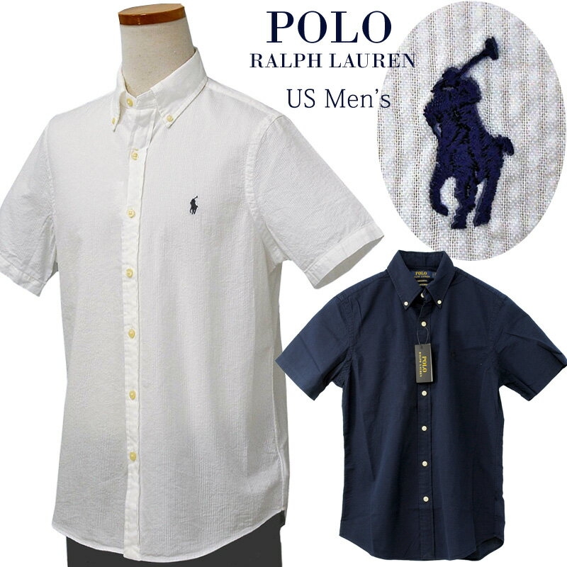 POLO Ralph Lauren Men'sサッカー生地 半袖シャツXL,大きいサイズ【送料無料】父の日ギフト プレゼント