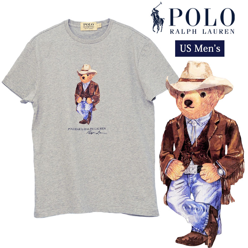 DENIM&SUPPLY デニム アンド サプライ ラルフローレン Men'sポロベアー カーボーイ柄 半袖Tシャツ【2022-Spring/NewModel】ポロベアー Tシャツ Men's送料無料 父の日ギフト プレゼント