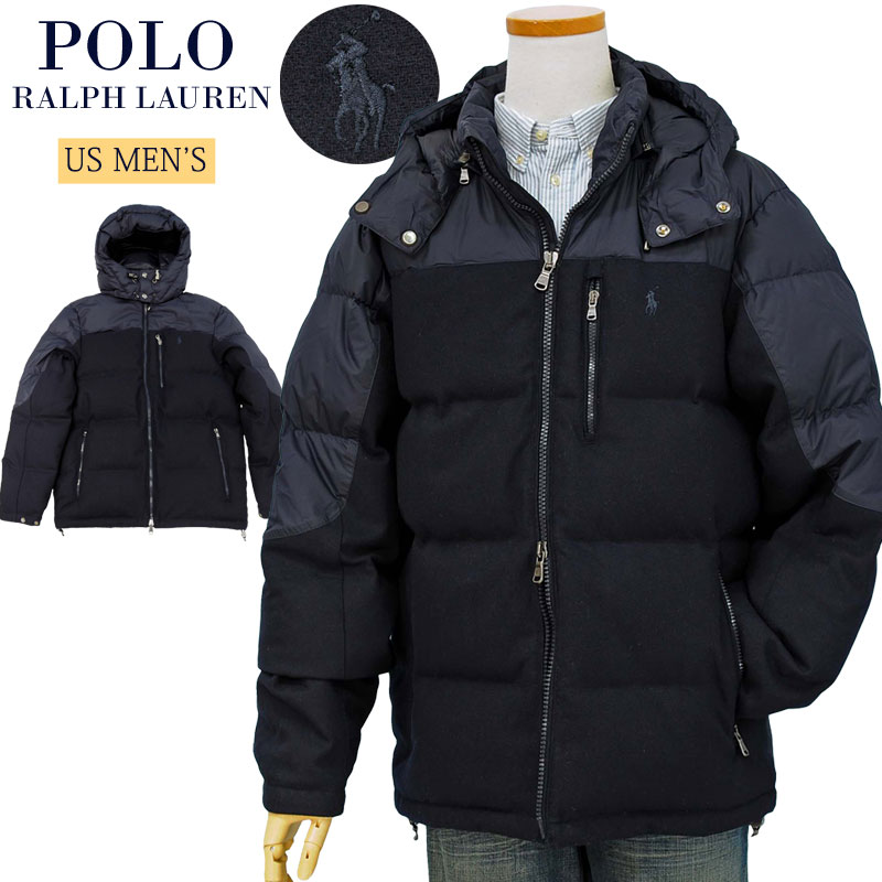 ラルフローレン POLO by Ralph Lauren Men'sハイブリッド ダウンジャケット（フード着脱可能)【2022-Fall/NewModel】送料無料