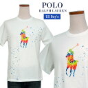 POLO by Ralph Lauren Boy's ビッグポニー ペイント 半袖TシャツラルフローレンビッグポニーTシャツ父の日ギフト プレゼント