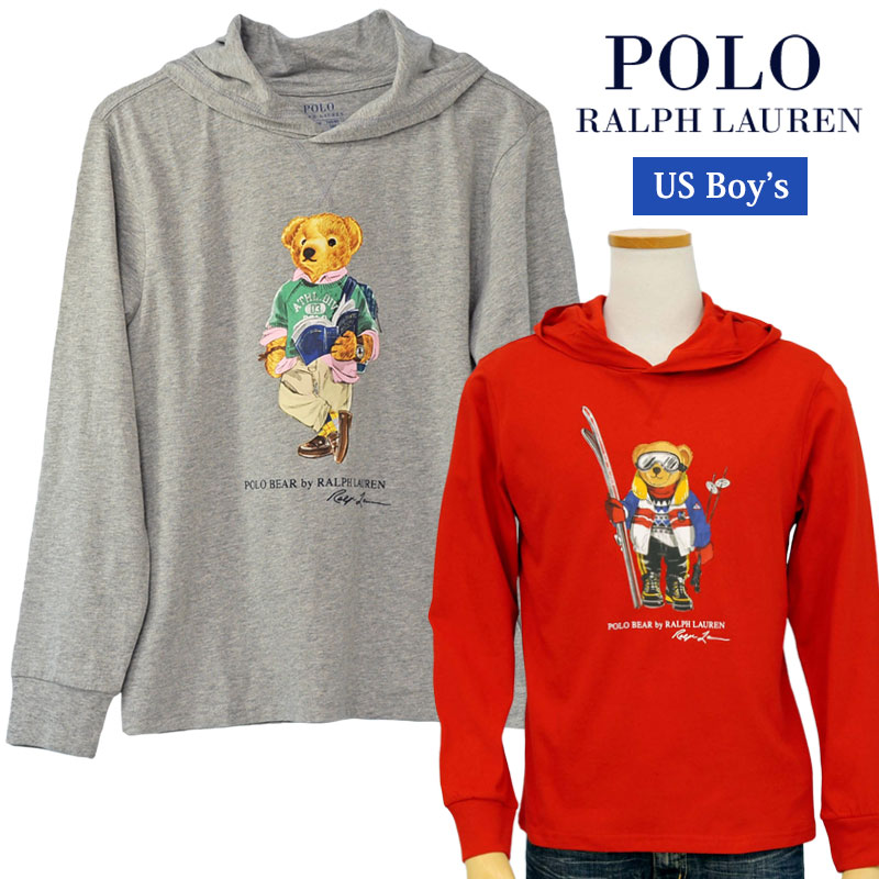 POLO Ralph Lauren Boy'sポロベアーTパーカー2023-Sprig/NewColor,ラルフローレン ポロベアー送料無料