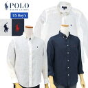 POLO by Ralph Laurenラルフローレン Boy 039 s長袖リネン ボタンダウンシャツ2024-Spring/Model送料無料 ギフト プレゼント