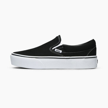 VANS / バンズ　スニーカー　CLASSIC SLIP-ON PLATFORM / クラシック スリッポン プラットフォーム　VN00018EBLK　ブラック