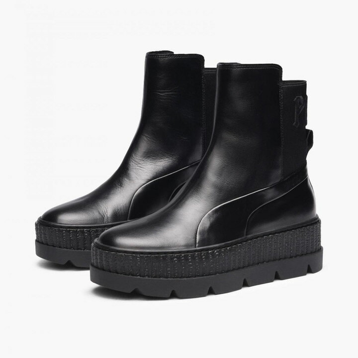 FENTY PUMA by Rihanna / フェンティ プーマ バイ リアーナ　スニーカーブーツ　Chelsea Sneaker Boot　366266-03　レザー　ブラック