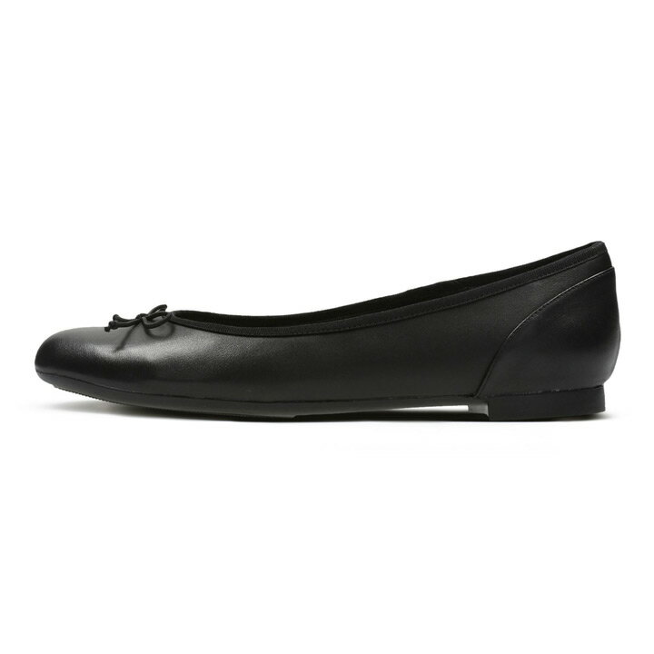 Clarks / クラークス　レザーバレエシューズ　フラットパンプス　Couture Bloom / クチュールブルーム　ブラックのサムネイル