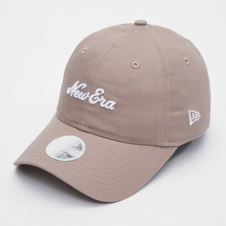 ニューエラ New Era / ニューエラ　レディース　9TWENTY　ワードマークロゴ　キャップ　帽子　ブラウンベージュ