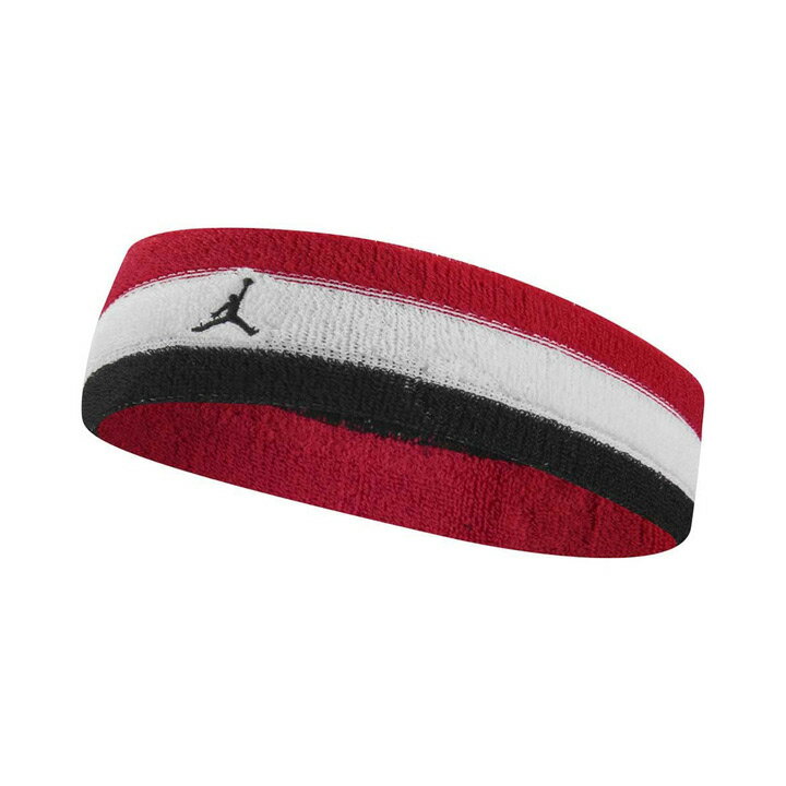 Nike Jordan ナイキ ジョーダン Terry Headband ヘッドバンド ヘアバンド J1004299-667 レッド/ホワイト/ブラック 【クリックポスト発送】