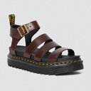 DR.MARTENS / ドクターマーチン レディース BLAIRE ブレア レザーストラップサンダル 24622211 ブラウン