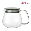 KINTO キントー UNITEA ワンタッチ ティーポット 耐熱ガラス 460ml かわいい おしゃれ 大容量 紅茶 ティー シンプル お茶 フルーツティー ...