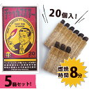 マッチ型 着火剤 キャンプ用品 20個入×5箱セット ライター不要 火起こし器 アウトドア 焚き火台 バーベキュー 薪ストーブ 暖炉 初心者 簡単 燃料