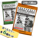 アルミシート 防寒グッズ 毛布 厚手 大判 全2色 6個セット 210×130cm 防災用品 ブランケット サバイバル 非常時 緊急 屋外 寝具 ひざ掛け