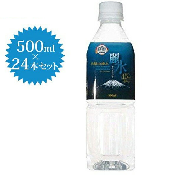 保存水 ミネラルウォーター カムイワッカ麗水 15年保存可能 500ml×24本セット ペットボトル ...