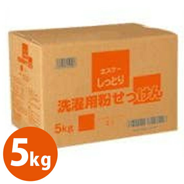 大容量 洗濯洗剤 業務用 粉末 エスケー石鹸 しっとり洗濯せっけん 詰め替え 5kg 衣類用洗浄剤 洋服 全自動 二層式 ドラム式 お得用 おしゃれ着洗い 溶けやすい 洗濯用粉石けん レモンライムの香り