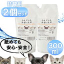 【マラソン限定クーポンで500円OFF!】わんにゃん食器の洗剤 詰替用 300ml 2個セット ペット用 食器洗剤 消臭 日本製 FLF