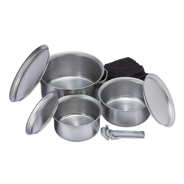 キャンプ SOTO ステンレスヘビーポット7点 セット GORA ST950 ソロキャンプ 登山 アウトドア 軽量 持ち..