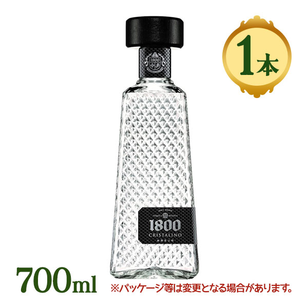 酒 洋酒 テキーラ クエルボ 1800 クリスタリーノアネホ 水晶 クリスタル 透明 無色