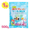塩タブレット レクノス クールMIX 袋入 500g 塩分 夏 対策 暑さ対策 フェス 建築 アウトドア 旅行 タブレット ミネラル 塩 スポーツ ブドウ糖