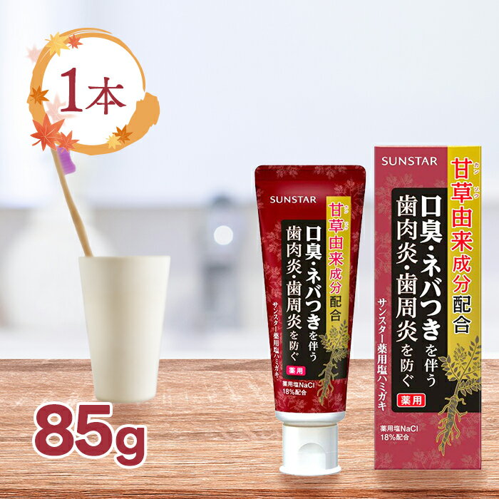 サンスター サンスター薬用塩ハミガキ 85g 医薬部外品 歯磨き粉