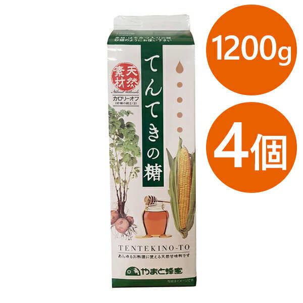 天然甘味料 てんてきの糖 1200g×4本