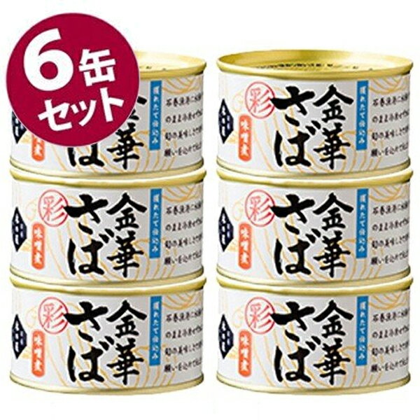 サバ缶 木の屋 石巻水産 彩 金華さば みそ煮 170g×6缶セット 鯖 缶詰 ギフト 非常食 長期保存食