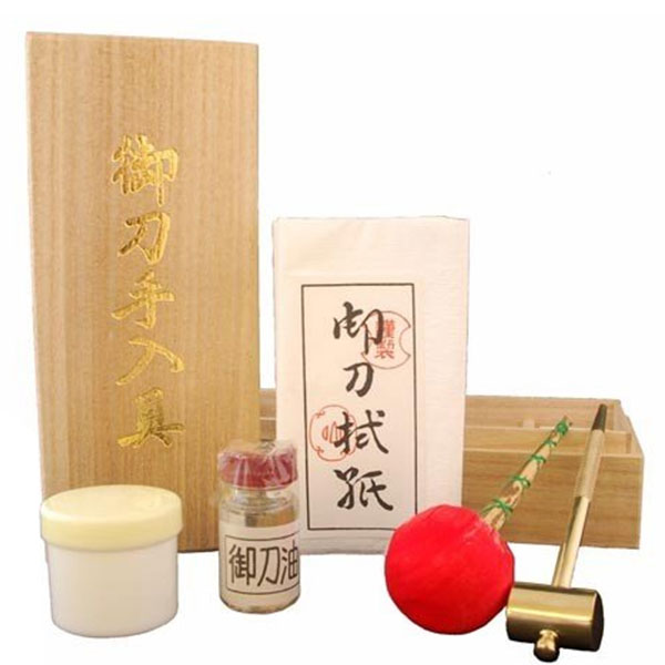 日本刀 高級手入れ道具 桐箱 目釘抜き入り しのびやドットコム 真剣 模造刀 居合刀 模擬刀 美術刀