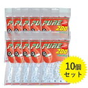 PURE ピュア レギュラー メンソール フィルター 200個入り×10個セット 長さ18mm ジップバッグ 63324