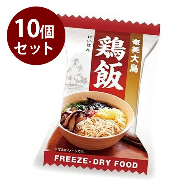 フリーズドライ食品 鶏飯 10g×10個セット インスタント