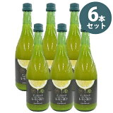 【送料無料】 テルヴィス 有機レモン果汁 720ml×6本セット 瓶 イタリア・シチリア産 無添加 有機JAS認定 オーガニック