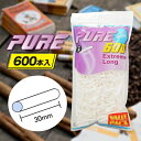 ピュアスリム PURE エクストリームロング フィルター 600個 長さ30mm 直径 6mm ジップバッグ 63350