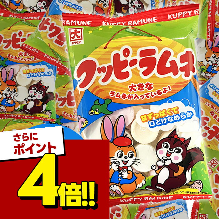 【スーパーSALEで使える!500円OFFクーポン配布中!】カクダイ製菓 クッピーラムネ 64g 20袋入 お菓子 ラムネ 駄菓子 おいしいの商品画像