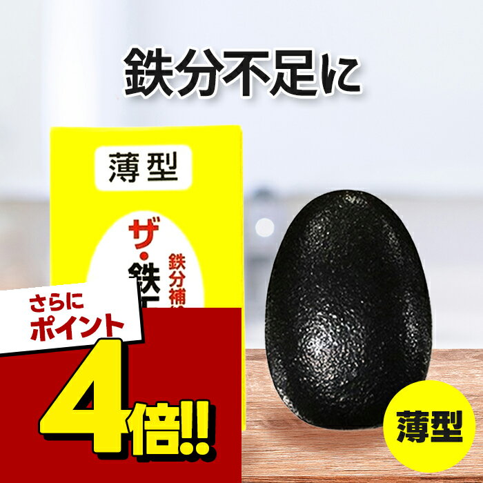 【スーパーSALEで使える!500円OFFクーポン配布中!】南部鉄器 鉄分補給 ザ・鉄玉子 薄型 鉄たまご ナス・黒豆煮物の色出し 貝の砂抜き キッチン便利グッズ サカモト商会
