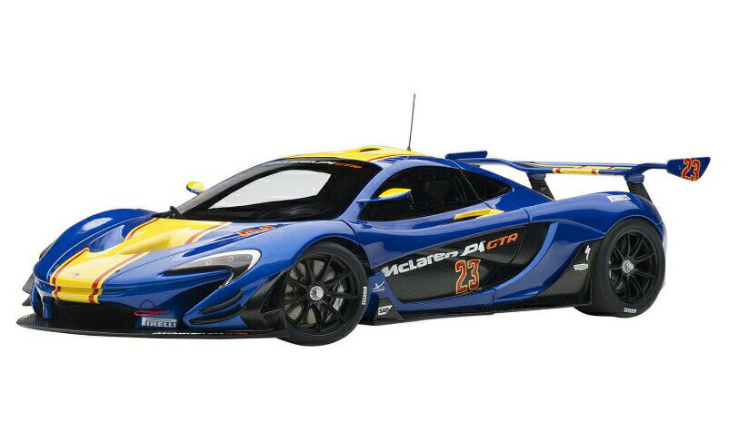 AUTOart 1/18 マクラーレン P1 GTR ブルー/イエロー 81542