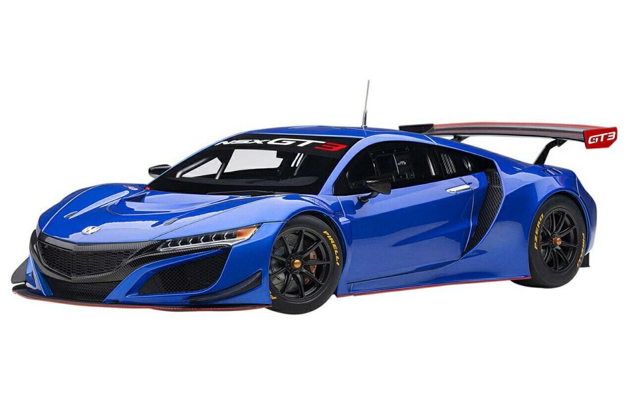 AUTOart 1/18 ホンダ NSX GT3 2018 ハイパー・ブルー 完成品 81896