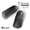 リゲッタ バイン インソール bine 軽量薄型 日本製 歩きやすい 衝撃吸収 立体形状サポート 丸洗い可能 中敷きメンズ レディース