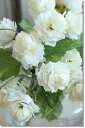 造花 フェイクグリーン インテリアグリーン 観葉植物 造花 ホップピック クリームホワイト【メール便無料★】花径3～3.5cm×長さ23cm