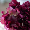 造花 アジサイ ワイン 造花 インテリア アンティーク風雑貨 造花 パーツ フェイクグリーン 花房12×長さ23cm