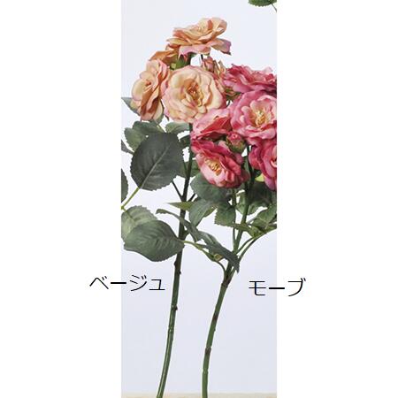 乐天商城 - 造花 薔薇 ローズ アンティーク インテリア フェイクグリーン アーティフイシャルフラワー【ローズピック 】 花径4.5×長さ36cm