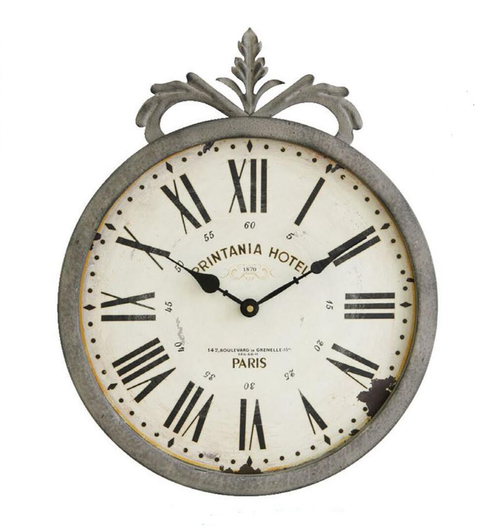 【送料無料】掛け時計 おしゃれ アンティーク風 雑貨 アンティーク壁掛け時計【コベントガーデン グレ..